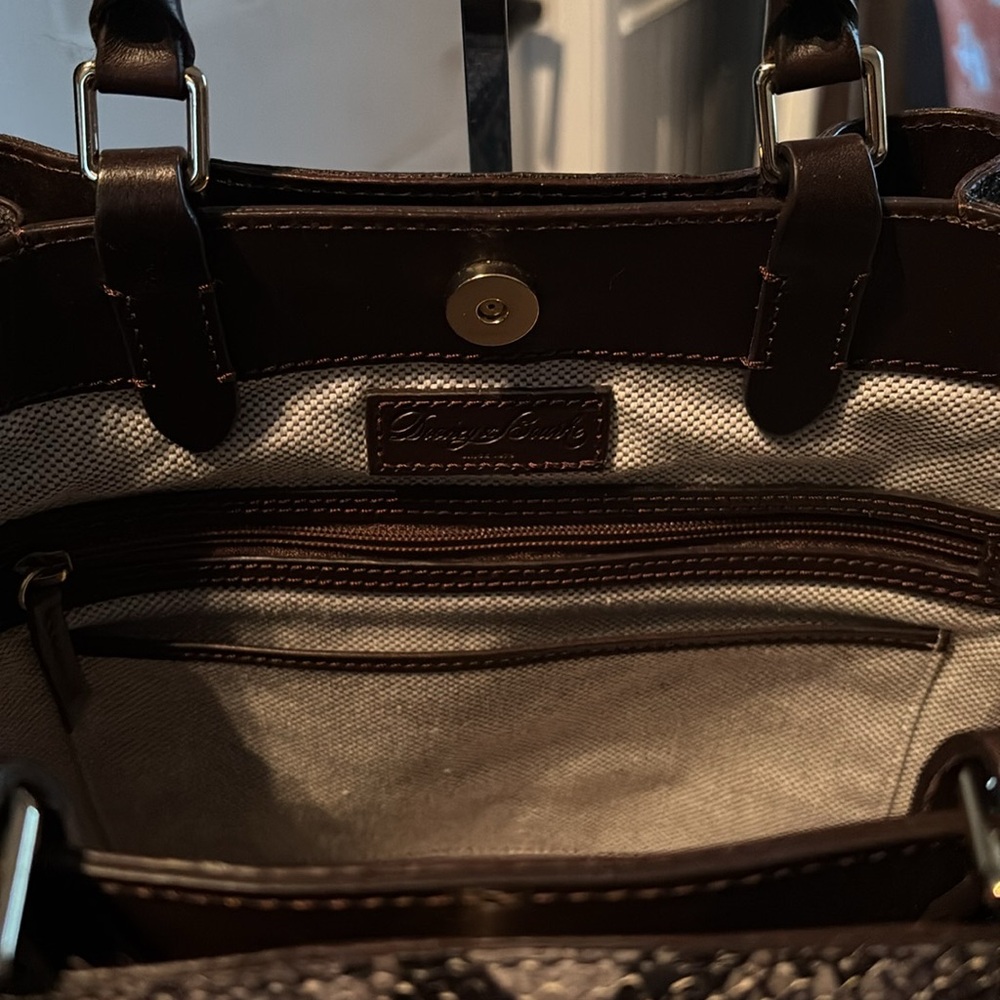 Dooney & Bourke Large Python Print Barlow Bag-
Style #9P039 GY - Picture 13 of 17